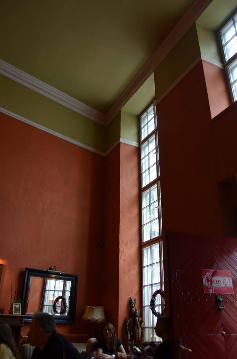 Poland, Gdansk – Red Inn restaurant, high ceiling, Aug.2016 (Gdansk)