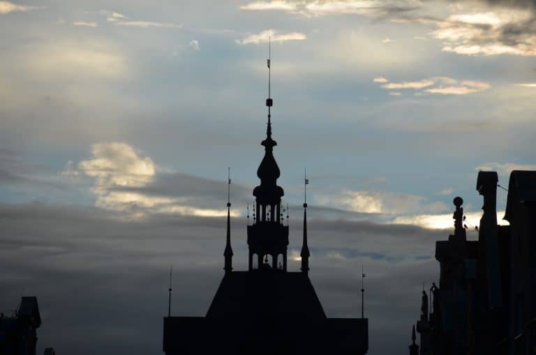 Poland, Gdansk – silhouettes, Aug.2016 (Gdansk)