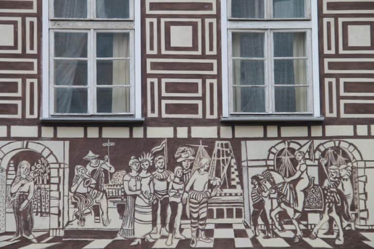 Long Street – picture on wall, Oct.2015 (Gdansk)