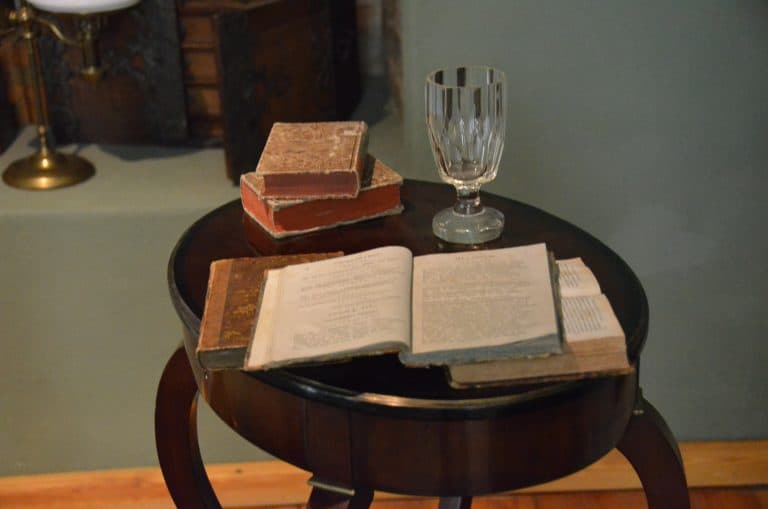 Poland, Warsaw suburbs  – Chopin’s birth place, on the table, Aug.2016 (Warsaw)
