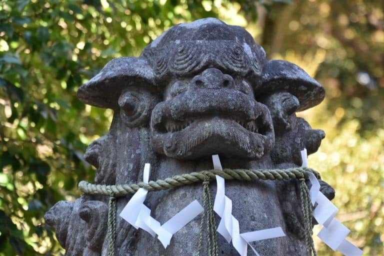 Kashiwa Shimmei-sha – guardian dog, Jan.2018 (Chiba)