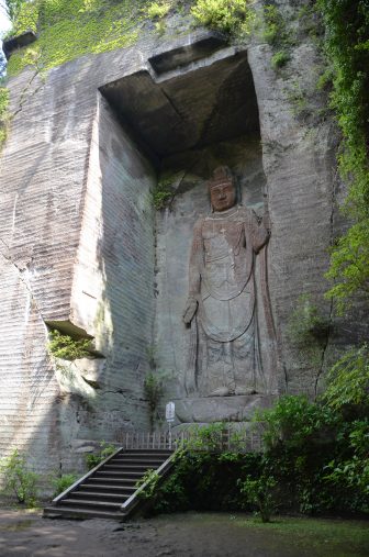 Japan-Chiba-Mt. Nokogiri-Hyakushaku Kannon-rock