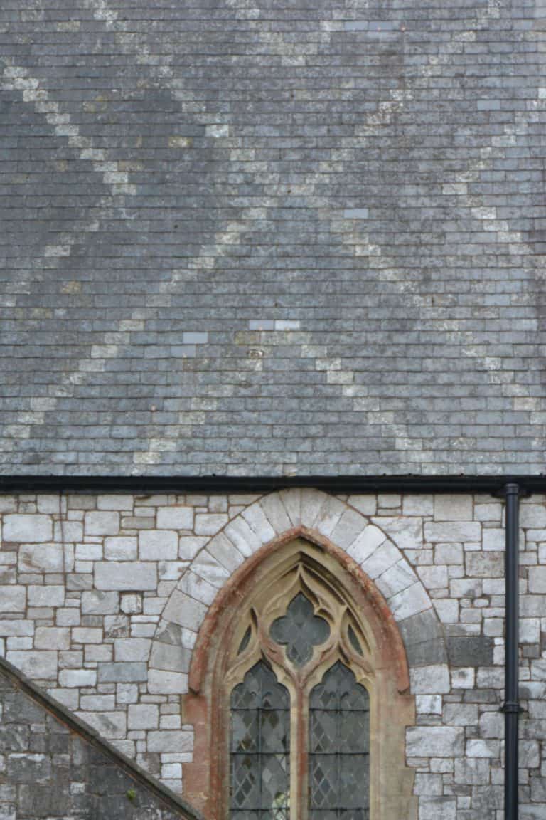 England, Topsham – church roof, Aug.2016 (Topsham)