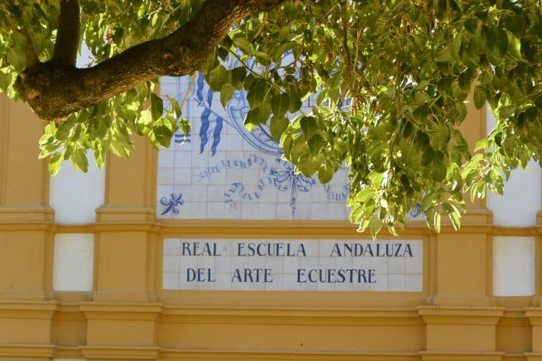 Jerez de la Frontera, horse show – sign, Nov.2016 (Andalucía) (Jerez de la Frontera)