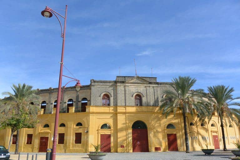 Jerez de la Frontera, bullring – outisde, Nov.2016 (Andalucía) (Jerez de la Frontera)