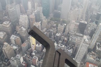 ニューヨークのエンパイアステートビルからの眺め