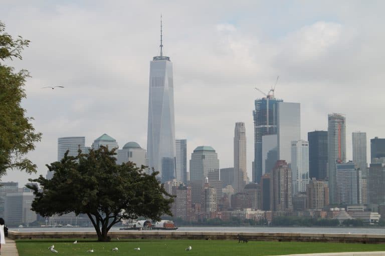 New York, Ellis Island – view from Island, Sept.2016 (Nueva York)