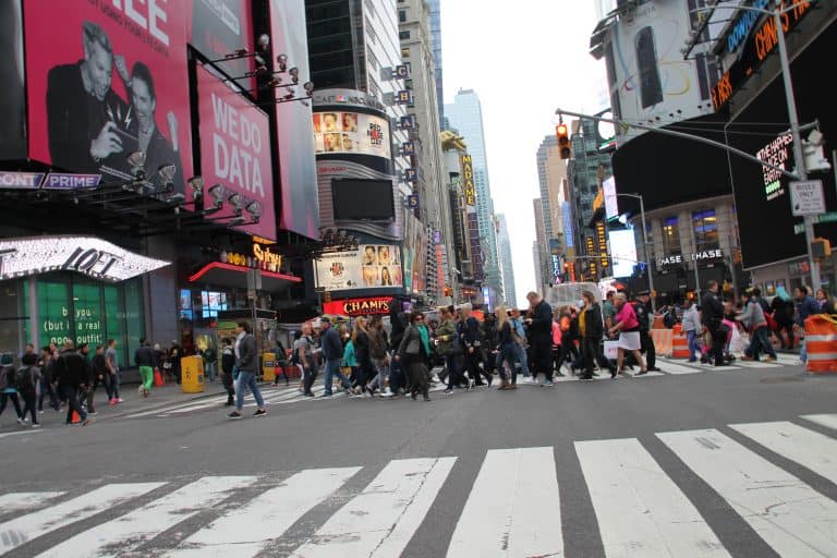 New York, Times Square – zebra crossing, Sept.2016 (Nueva York)