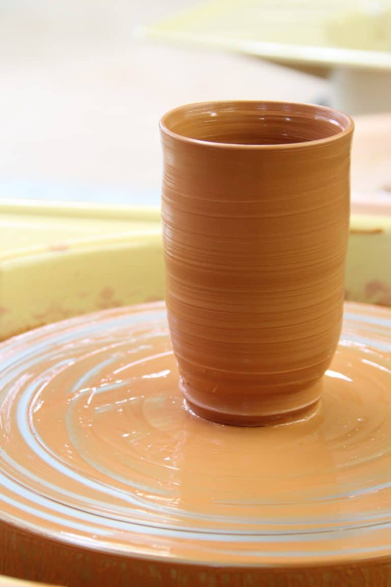 Sado Island, Aikawa – Mumyouiyaki Pottery, a cup, Aug.2016 (Sado Island)
