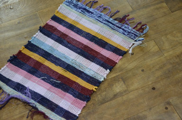 Sado Island, Aikawa – Sakiori Weaving, the result, Aug.2016 (Sado Island)