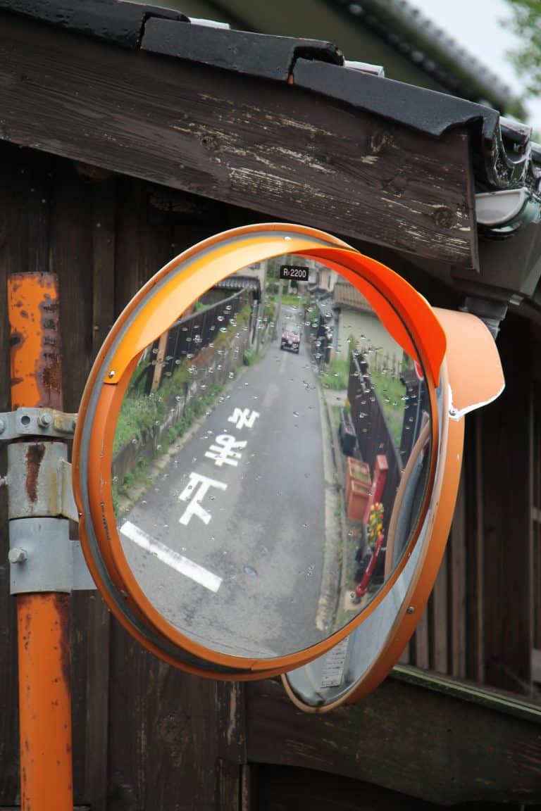 Sado Island, Aikawa Old Town – mirror, Aug.2016 (Sado Island)