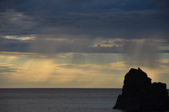 Sado Island, Nanaura – sunset view 1, Aug.2016