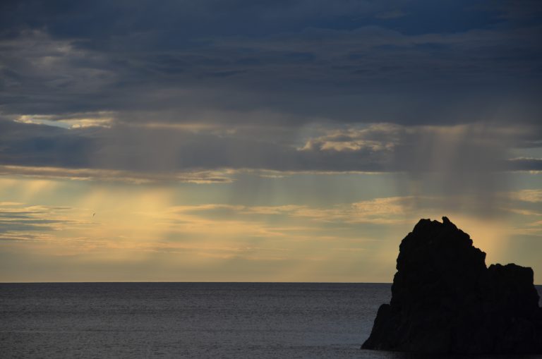 Sado Island, Nanaura – sunset view 6, Aug.2016 (Sado Island)