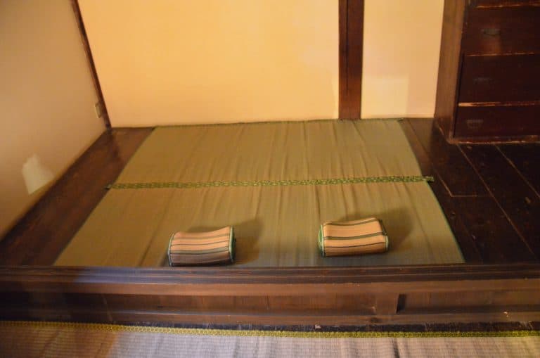 Sado Island, Shukunegi – house of Seikuro, bed room, Aug.2016 (Sado Island)