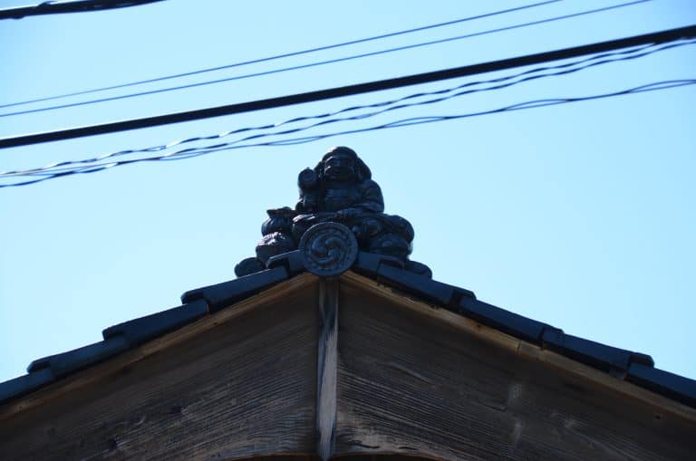 Sado Island, Shukunegi – house of Seikuro, top of the opposite house, Aug.2016 (Sado Island)