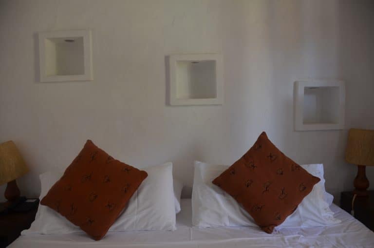 Barichara, hotel – bed, Dec.2016 (Barichara)