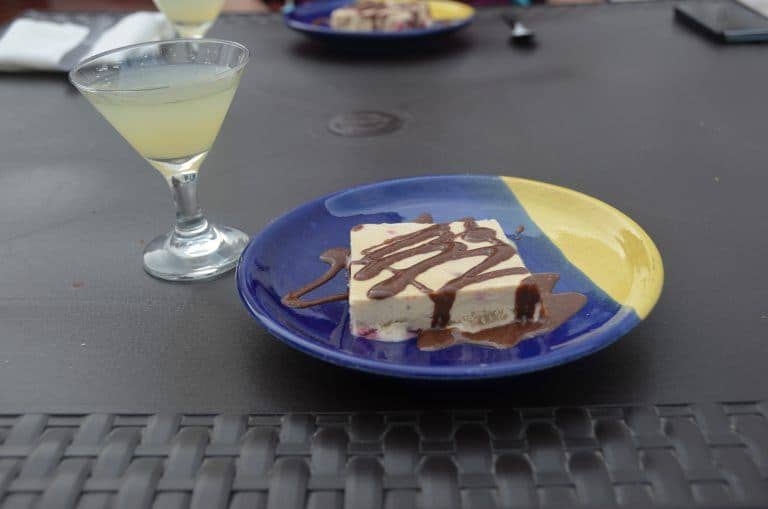 Barichara, restaurant – dessert, Dec.2016 (Barichara)
