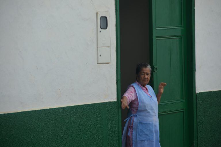 Barichara – a woman, Dec.2016 (Barichara)