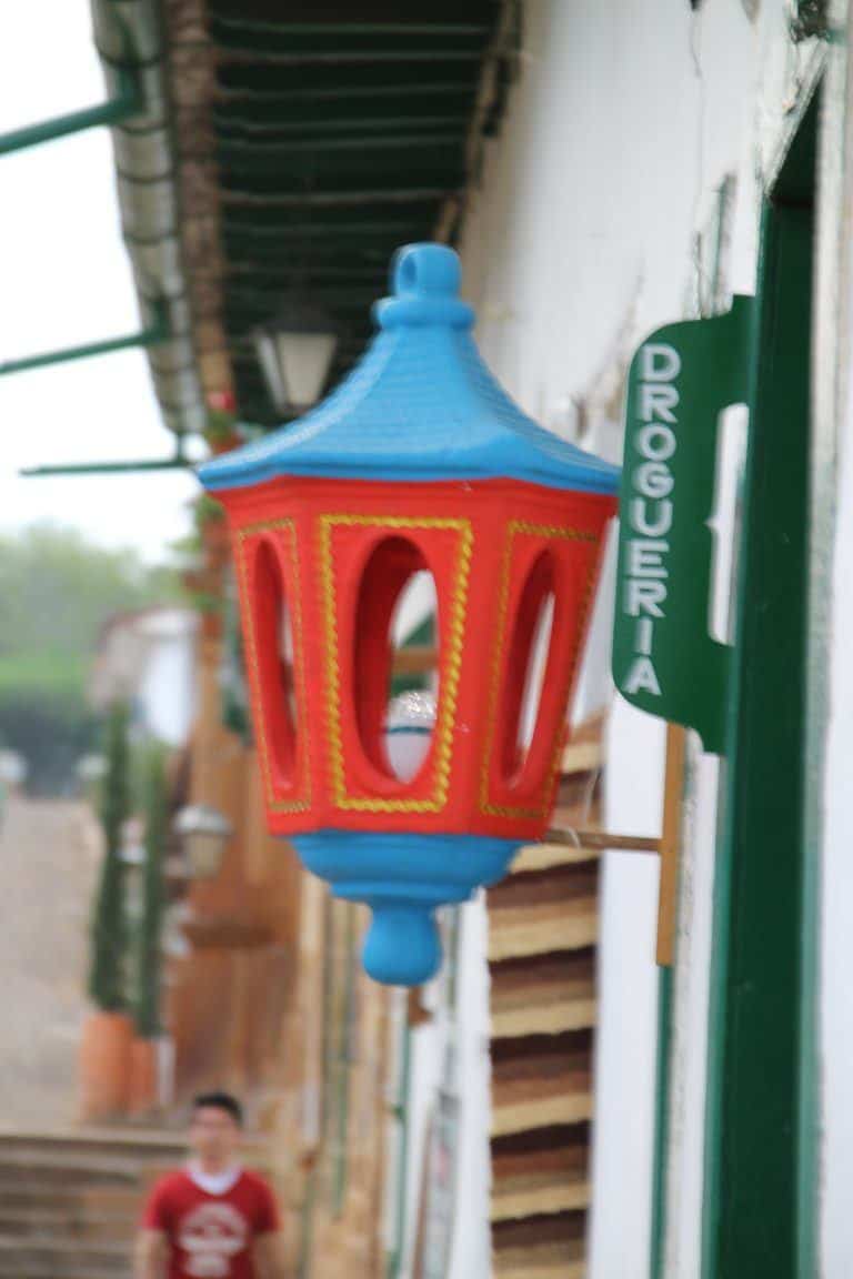 Barichara – red lamp, Dec.2016 (Barichara)