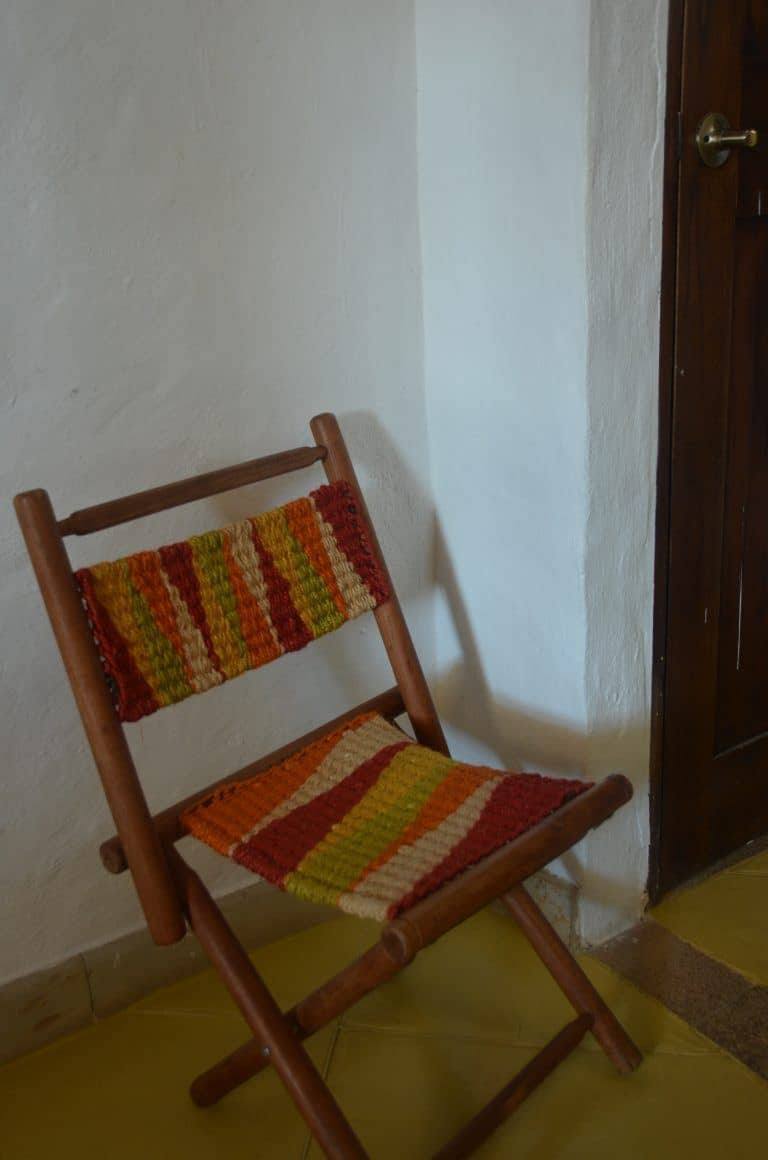 Barichara, hotel – chair, Dec.2016 (Barichara)