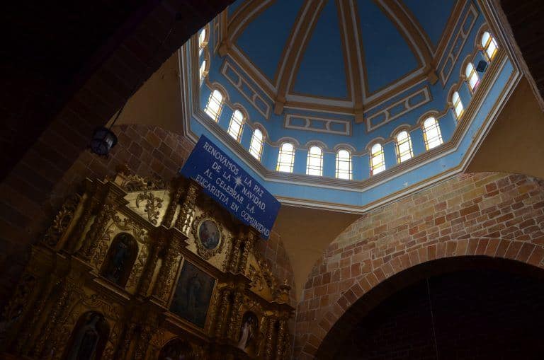 Barichara – inside the church, Dec.2016 (Barichara)