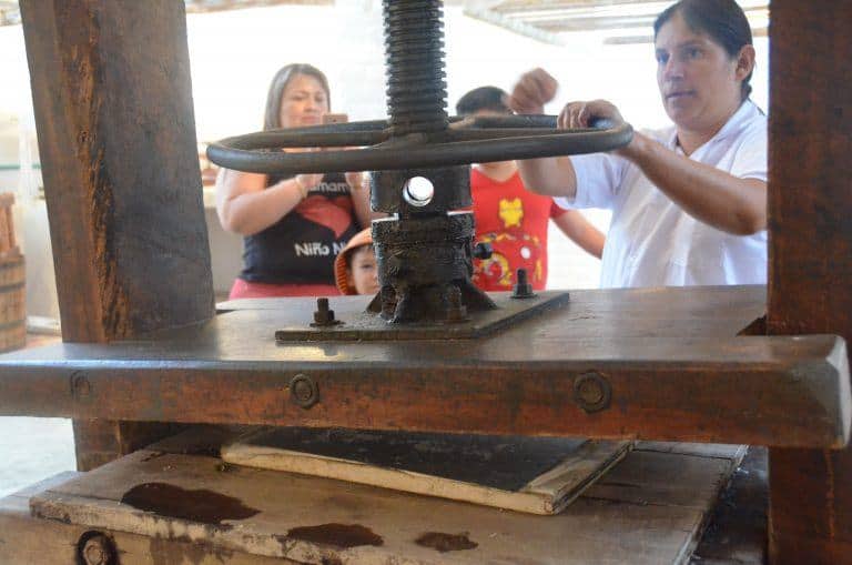 Barichara, paper factory – demonstration 3, Dec.2016 (Barichara)