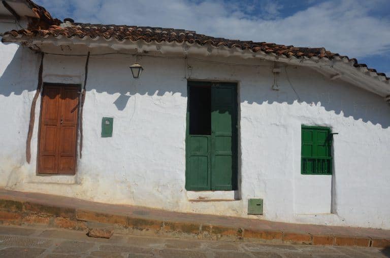 Barichara – green door, Dec.2016 (Barichara)