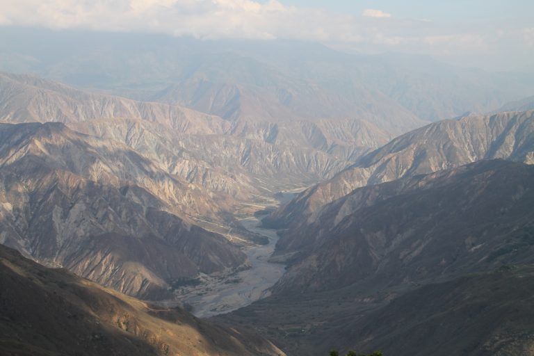 on the way to airport – view, Dec.2016 (Barichara)