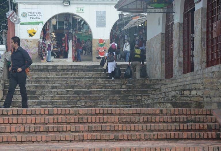 ボゴタ、モンセラート－階段 2016年12月 (Bogota)