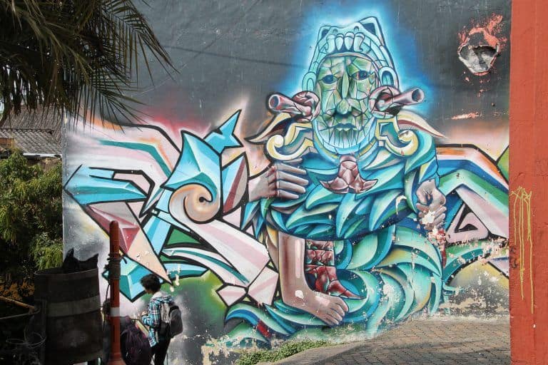 Bogota, La Candelaria – mural 2, Dec.2016 (Bogota)