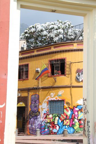 Balcone colorato a Bogota’