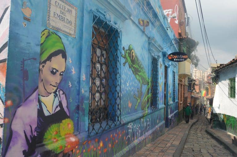 Bogota, La Candelaria – mural 3, Dec.2016 (Bogota)