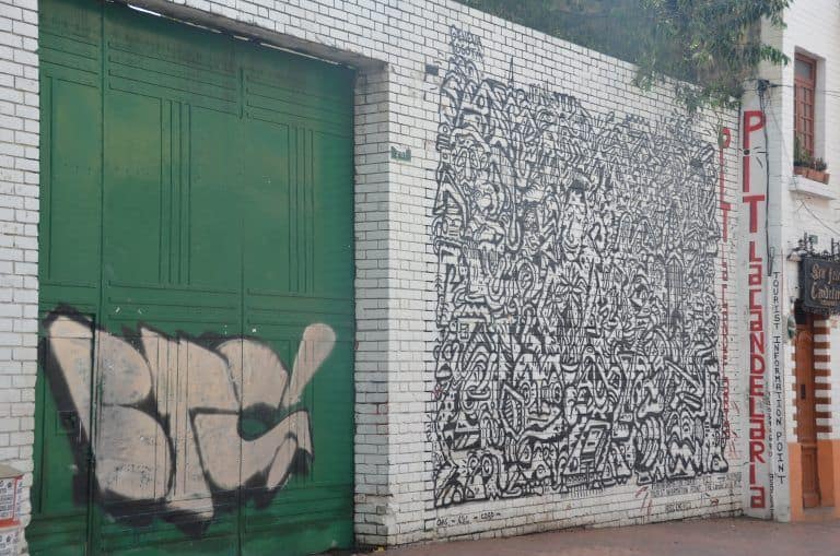 Bogota, La Candelaria – mural 4, Dec.2016 (Bogota)