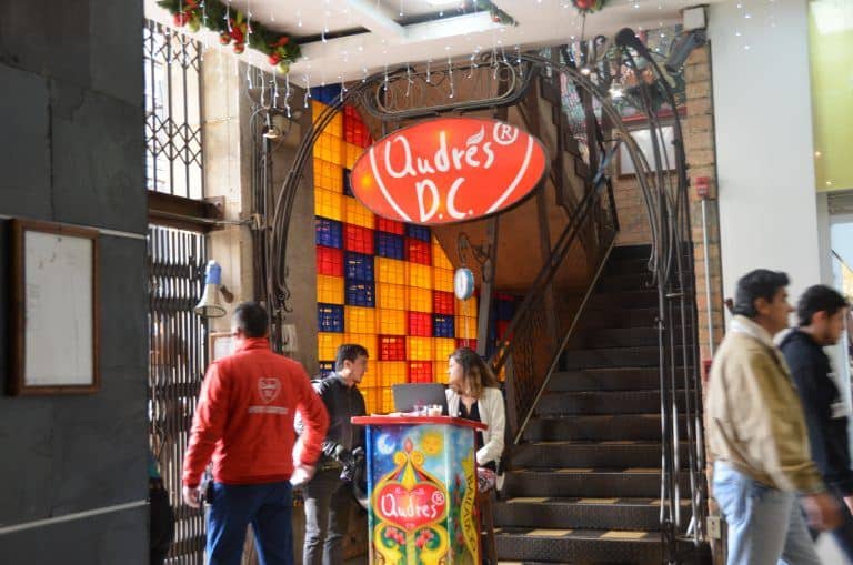 Bogota, restaurant – entrance, Dec.2016 (Bogotá)