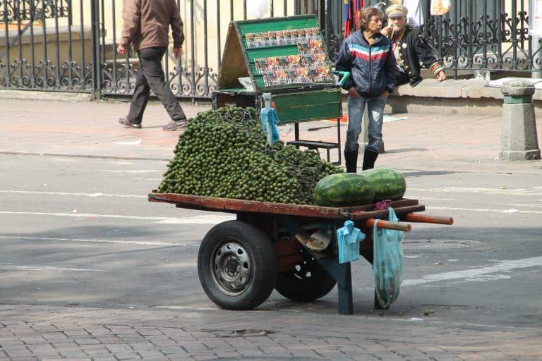 Bogota – fruits vendor, Dec.2016 (Bogotá)