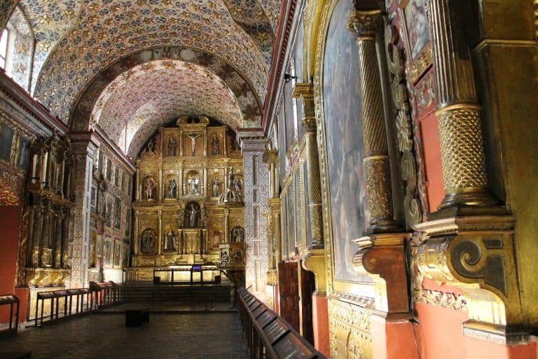 Bogota, Iglesia Santa Clara – inside 2, Dec.2016 (Bogotá)