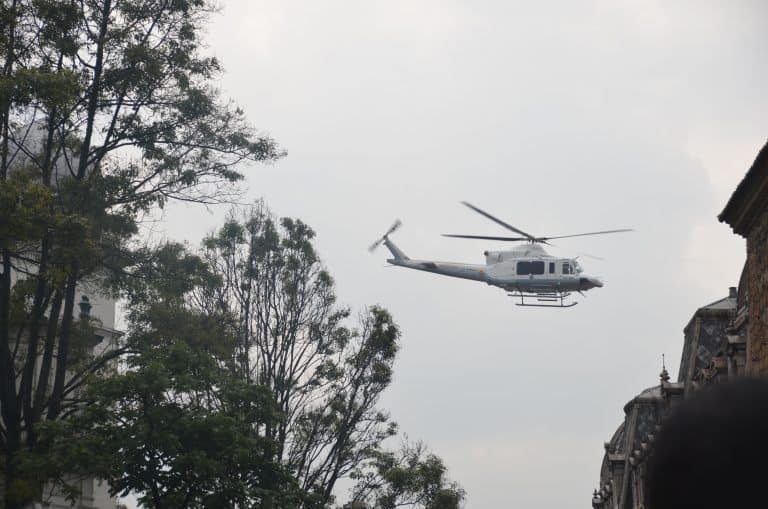 Bogota – helicopter, Dec.2016 (Bogota)