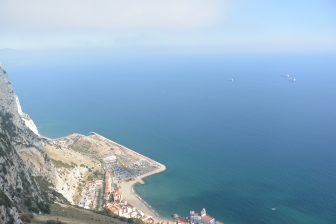 ジブラルタル、ザ・ロック－ロープウェイから 2016年11月