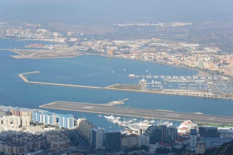 Gibraltar, Rock – view. Nov.2016