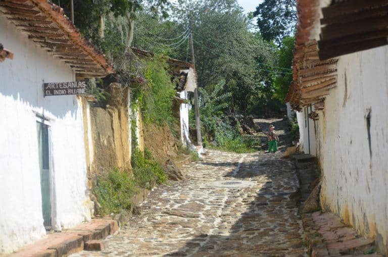 Guane – village road, Dec.2016 (Barichara)