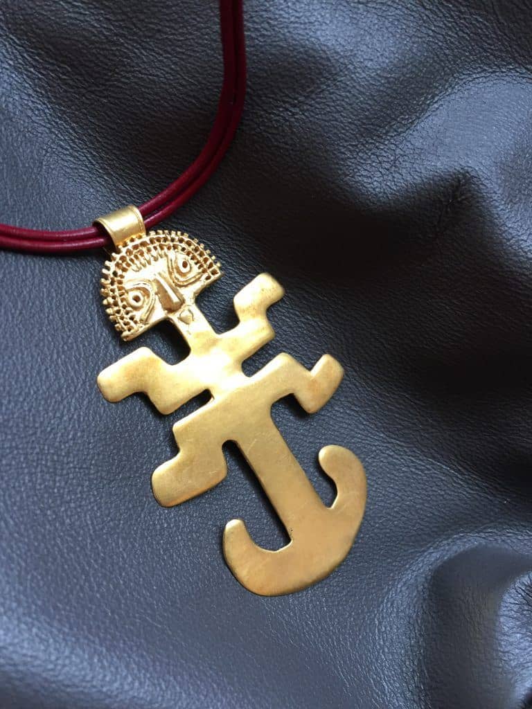 Bogota, Gold Museum – pendant, Dec.2016 (Bogotá)