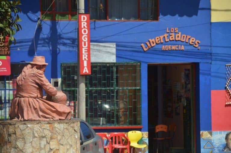 Raquira – statue, Dec.2016 (Raquira)