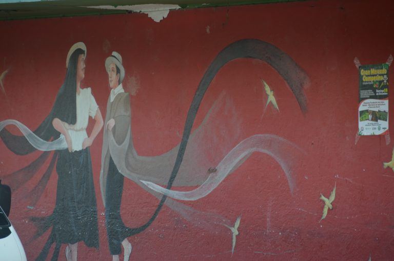Raquira – picture on the wall, Dec.2016 (Raquira)