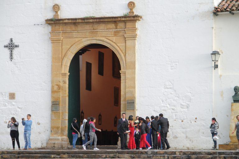 Villa de Leyva – church entrance, Dec.2016 (Villa de Leyva)