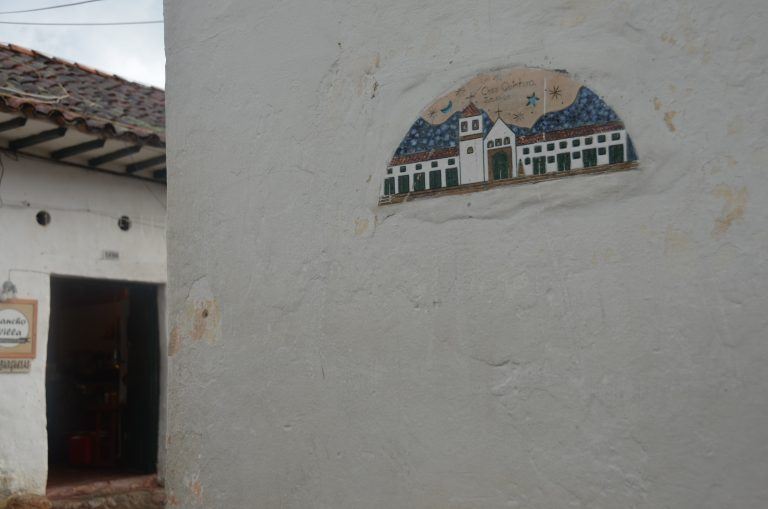 Villa de Leyva – picture on the wall, Dec.2016 (Villa de Leyva)
