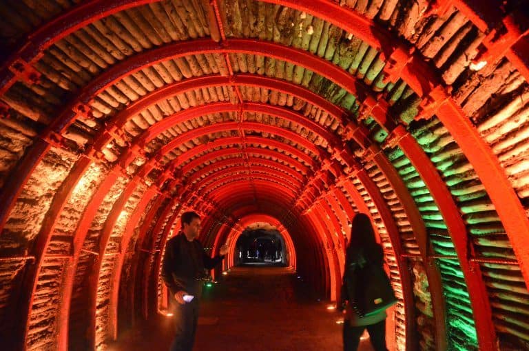 Zipaquira – red tunnel, Dec.2016 (Zipaquirá)