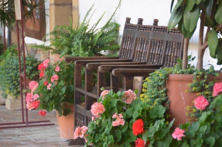 Convento Santo Ecce-Homo – bench, Dec.2016 (Villa de Leyva)