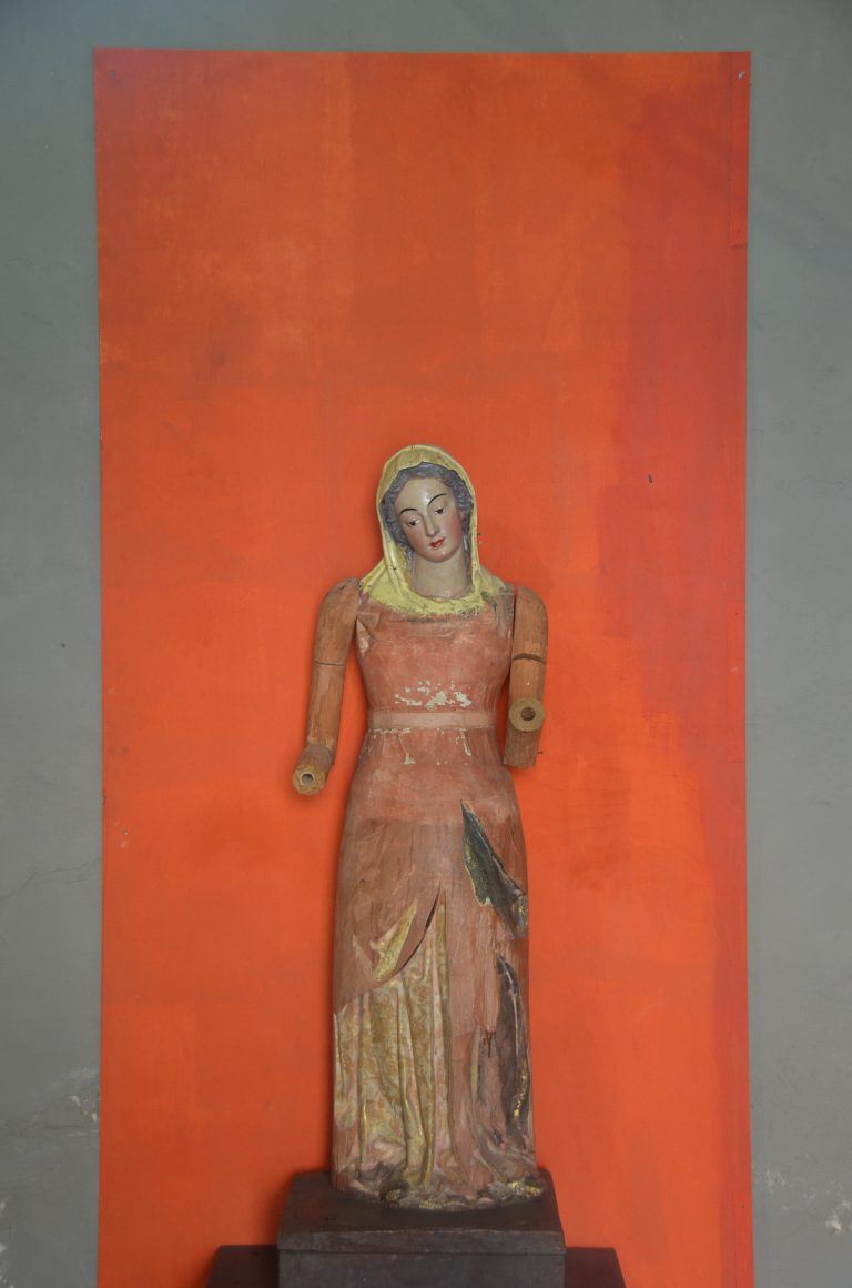 Convento Santo Ecce-Homo – statue, Dec.2016 (Villa de Leyva)