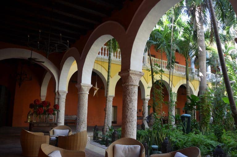 Cartagena – courtyard, Jan.2017 (Cartagena)