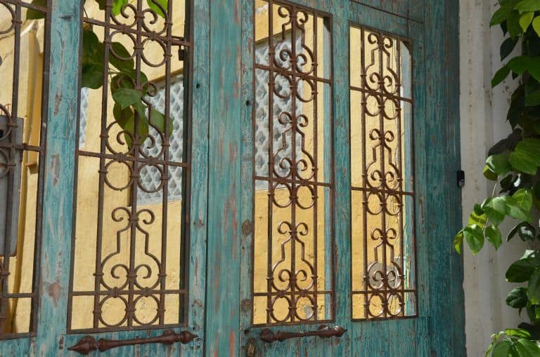 Cartagena – green door, Jan.2017 (Cartagena)